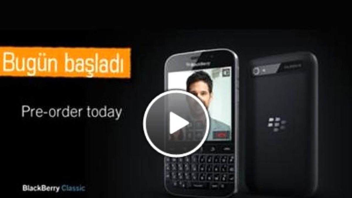 Blackberry Classic Ön Siparişte