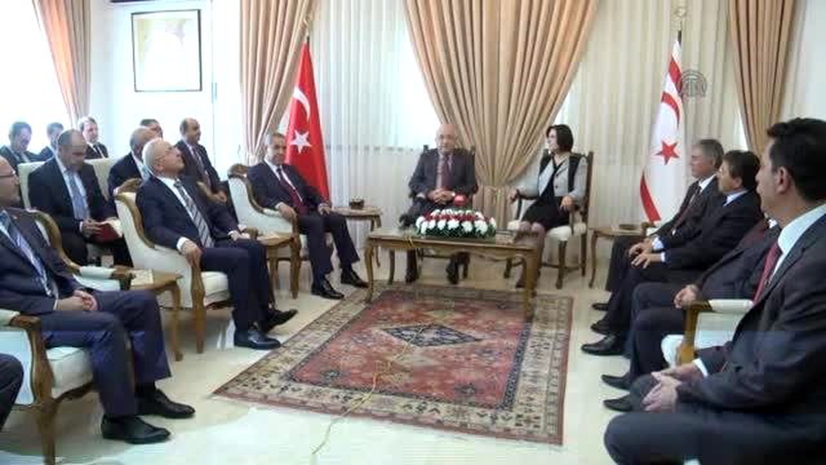 Çiçek ve Arınç, KKTC Meclis Başkanı Siber\'i Ziyaret Etti