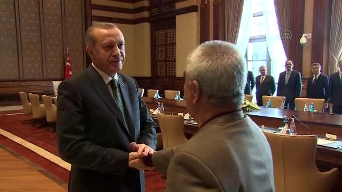Cumhurbaşkanı Erdoğan\'ın Ezidi Heyeti Kabulü