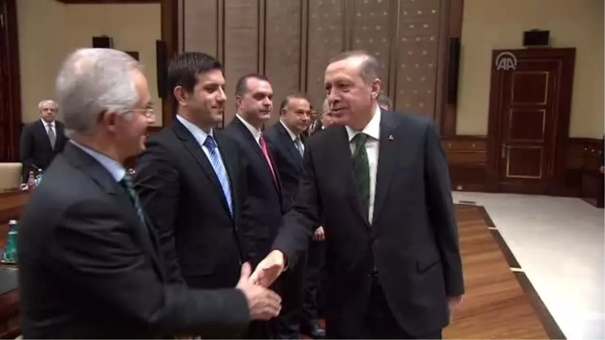 Cumhurbaşkanı Erdoğan\'ın Kabulü