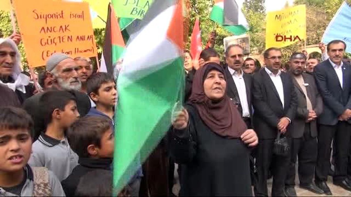 Şanlıurfa\'da İsrail Protestosu