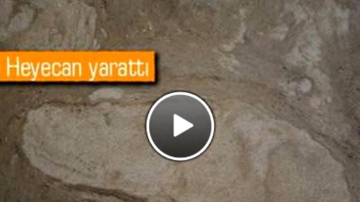 5 Bin Yıllık Ayak İzi Bulundu