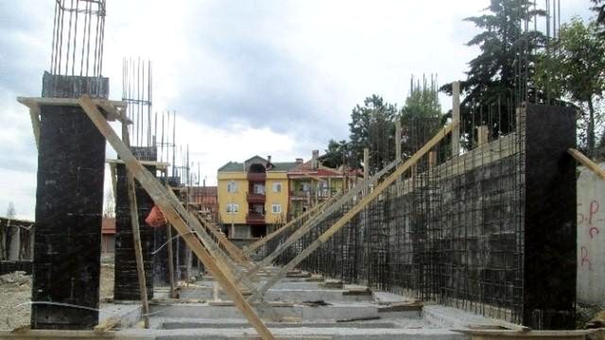 Göl Mahallesi Sebze Pazarı İnşaatı Yükseliyor