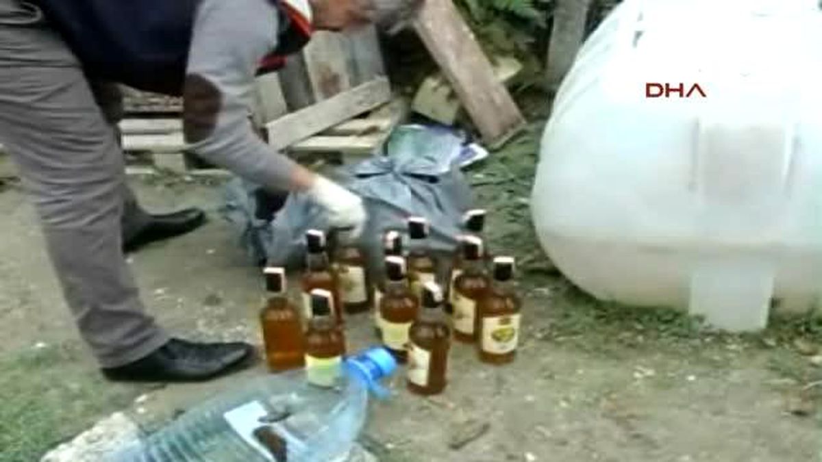 Jandarmadan Sahte İçki Operasyonu