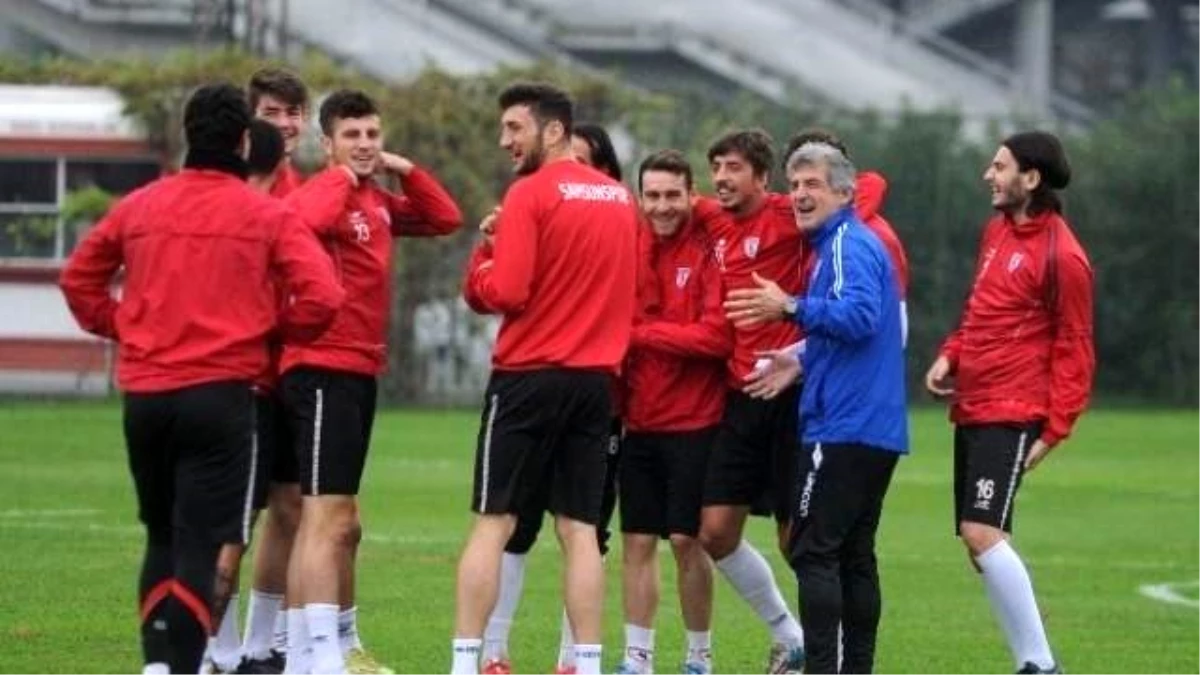 Samsunspor\'da Neşeli İdman