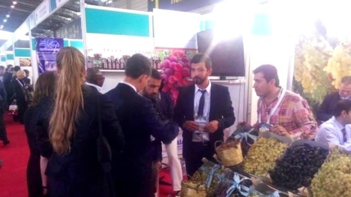 Sarıgöllü İş Adamlarının Sultaniye Üzüm Tanıtım Standı İlgi Gördü