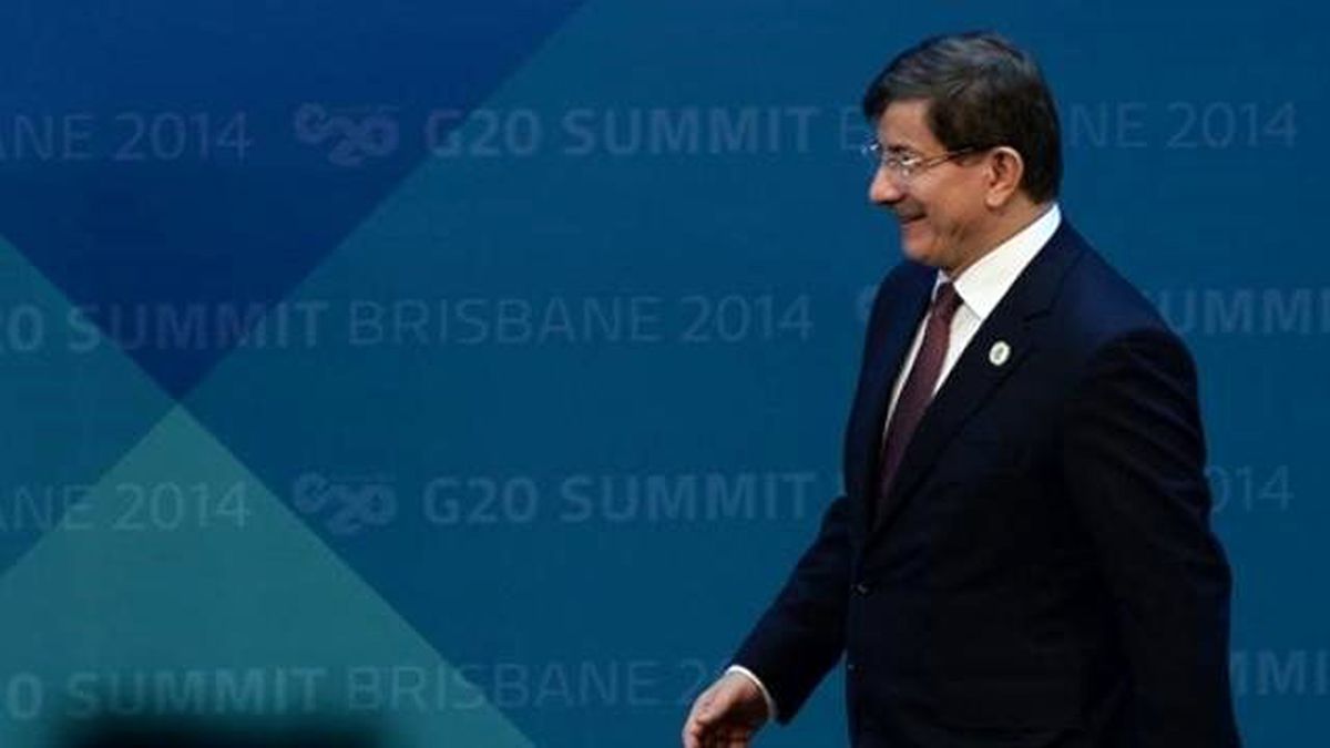 Davutoğlu, G-20\'de 2015 Dönem Başkanı Sıfatıyla Sunum Yaptı