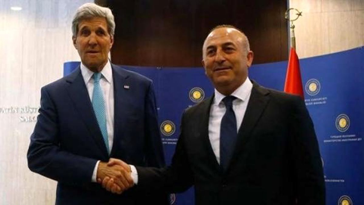 Dışişleri Bakanı Çavuşoğlu, Kerry ile Görüştü