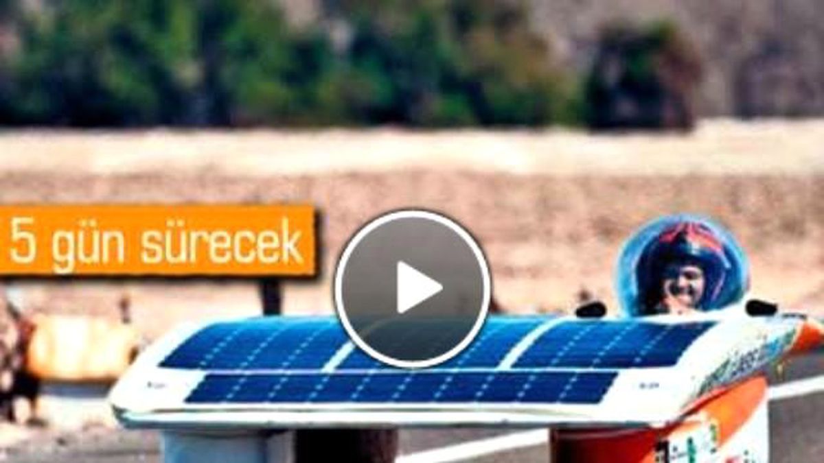 Güneş Enerjili Araçların Rallisi Başladı