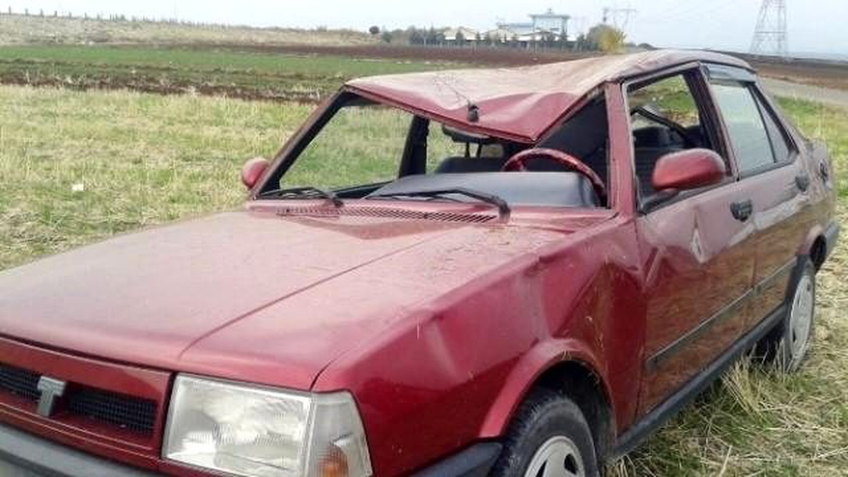 Otomobil Takla Attı: 1 Yaralı