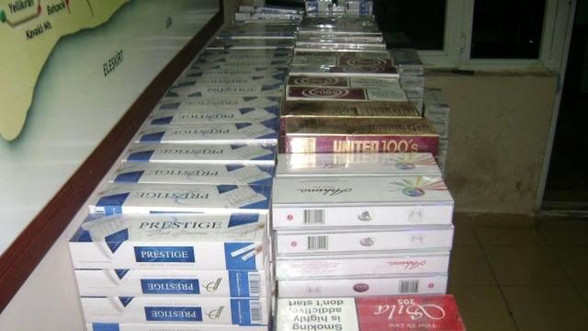 Sivas\'ta 305 Bin Paket Kaçak Sigara Ele Geçirildi