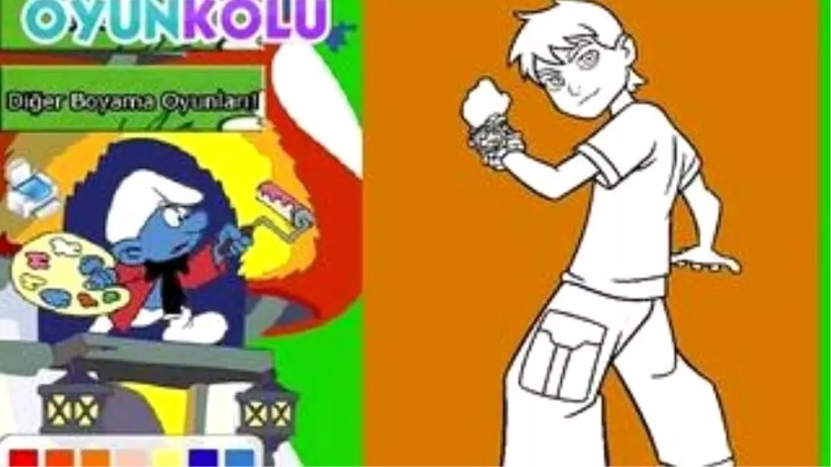 Ben 10 Boyama 4 Oyununun Oynanış Videosu