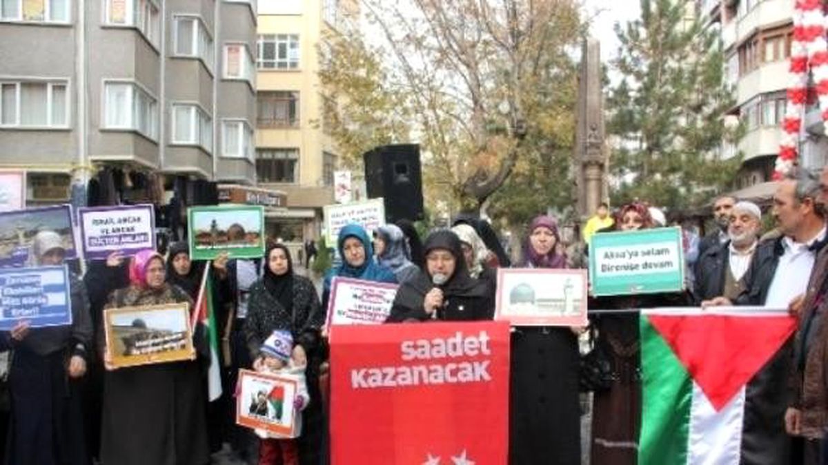 Eskişehir\'de Mescid-i Aksa Eylemi