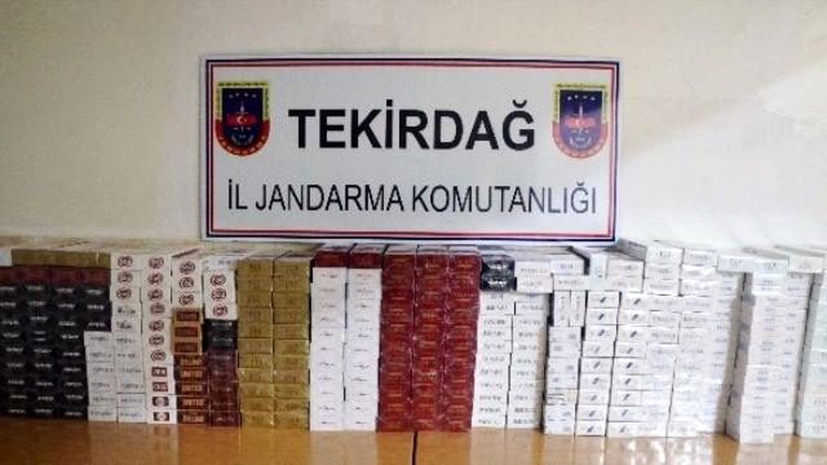 Tekirdağ\'da 3 Bin 300 Paket Kaçak Sigara Ele Geçirildi