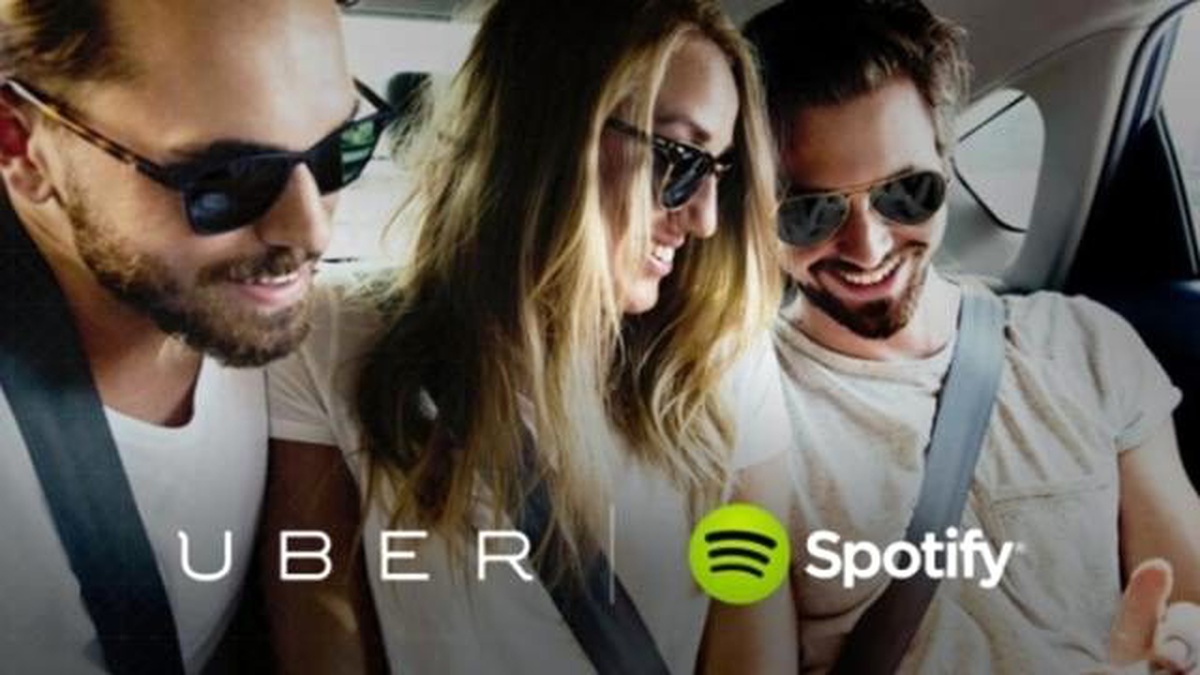 Uber ile Araç Bulun, Spotify Fon Müziği Sağlasın