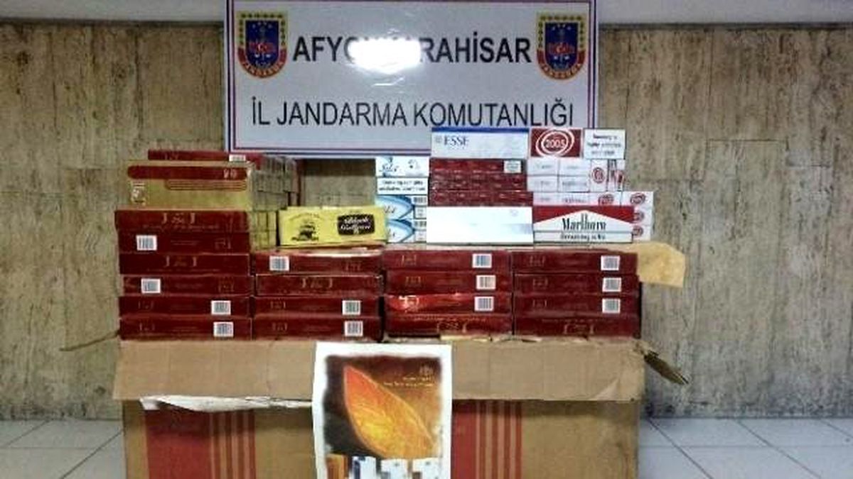 Afyonkarahisar\'da Kaçak Sigara Operasyonu