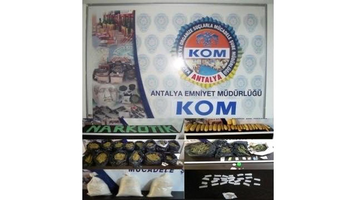 Antalya Polisinden Uyuşturucu Operasyonu