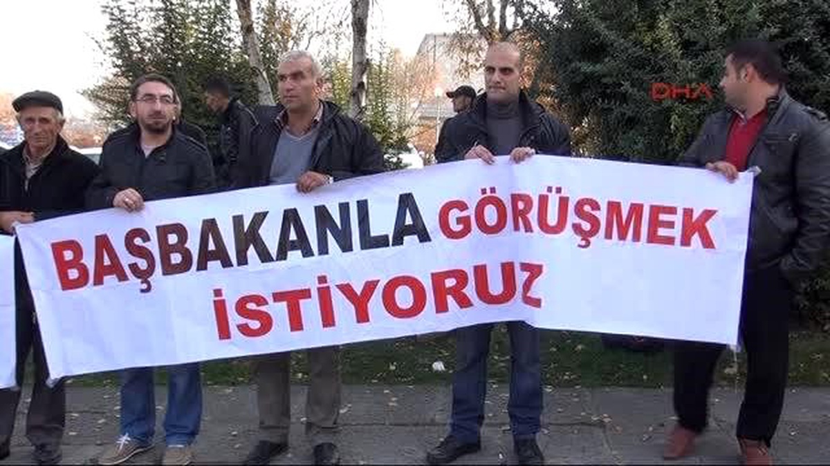 İstihdam İsteyen Muharip Gazi Çocukları Meclis Önünde Eylem Yaptı