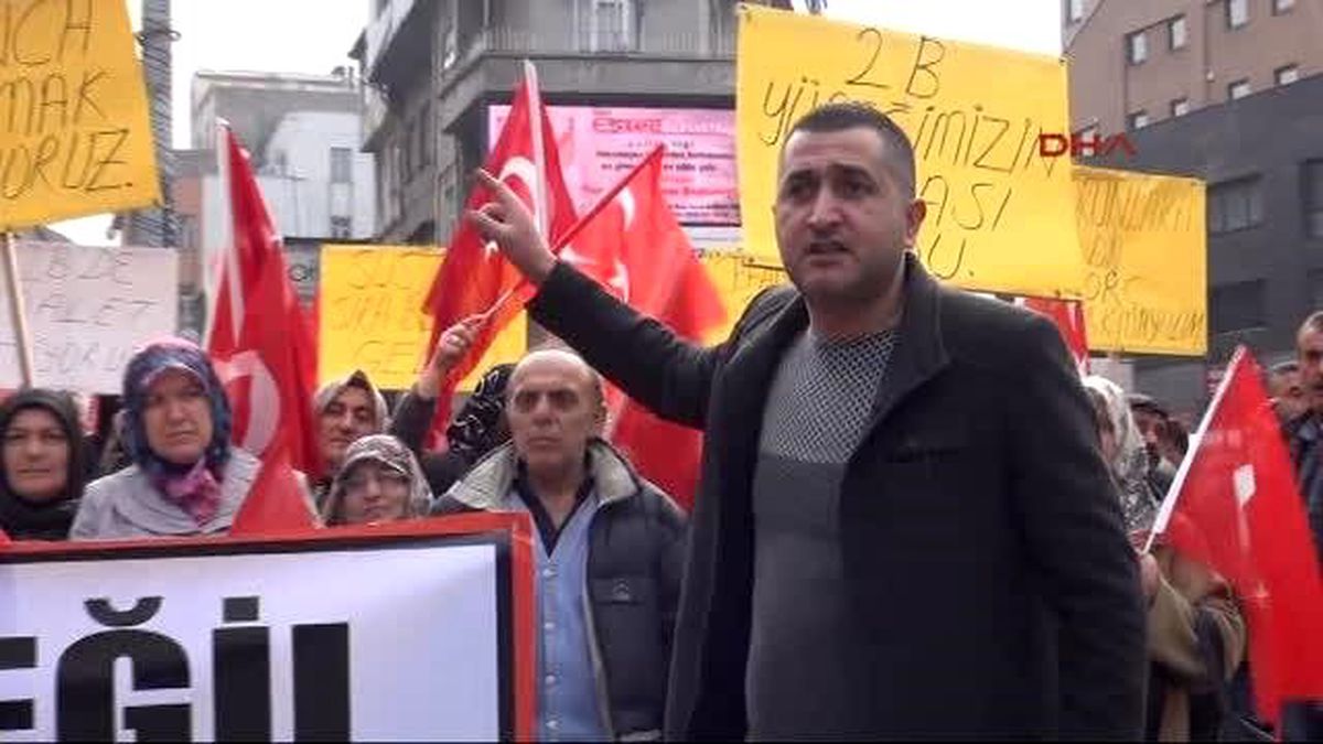 Zonguldak\'ta \'2B\' Eylemi
