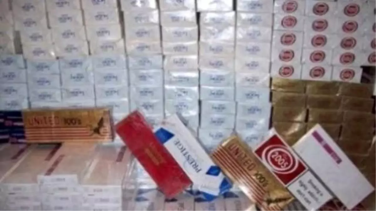 15 Bin 500 Paket Kaçak Sigara Ele Geçirildi