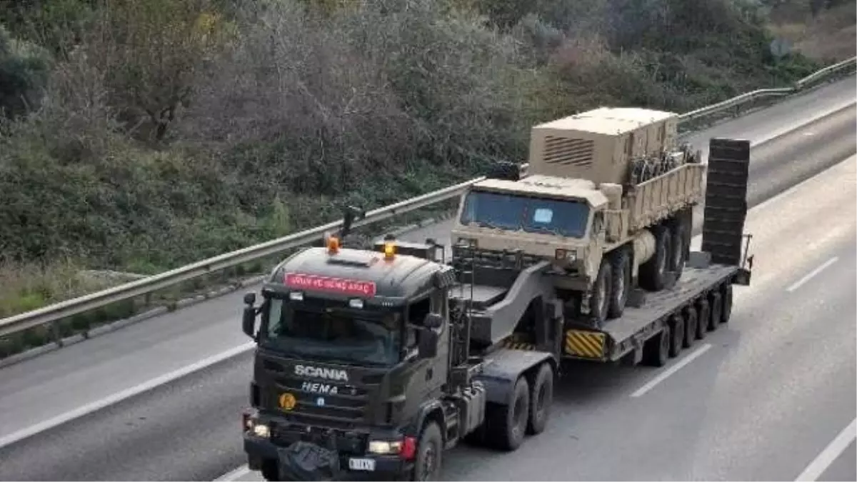 Gaziantep\'teki ABD Patriot Birliğine Yeni Malzeme Geldi