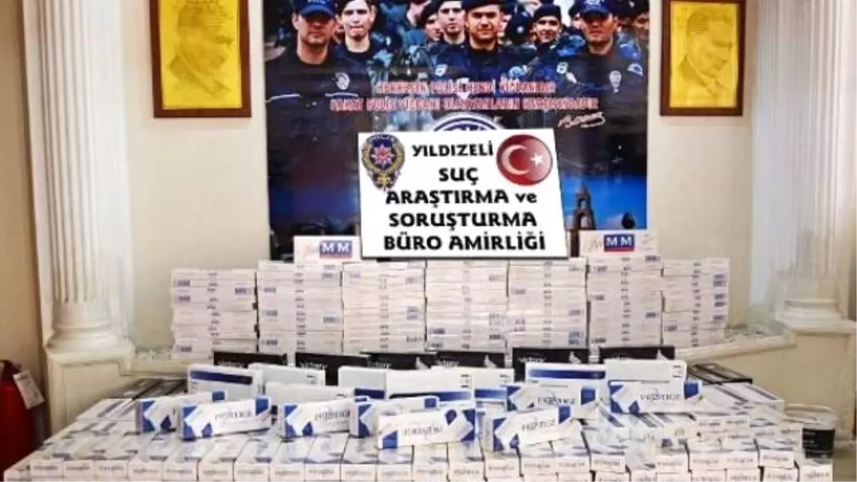 Hafif Ticari Araçta 10 Bin Paket Kaçak Sigara