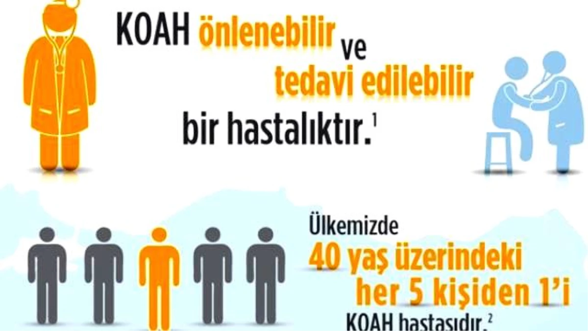 Türkiye\'de 40 Yaş Üstü Her 5 Kişiden 1\'İ Koah Hastası