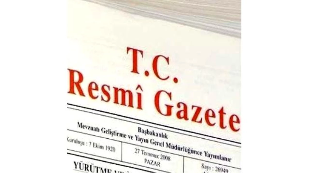 Riskli Alan Kararları Resmi Gazete\'de