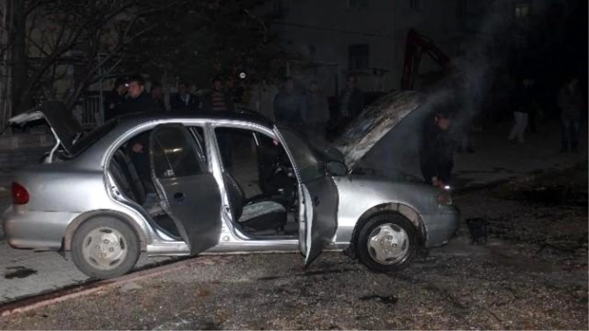 Beyşehir\'de Otomobil Yangını