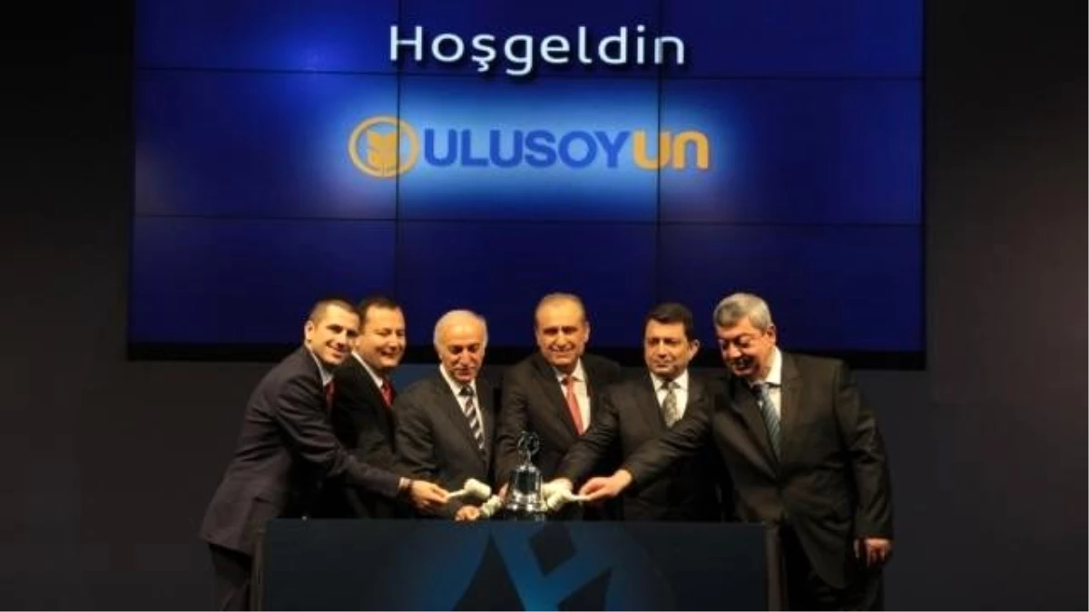 Borsa İstanbul\'da Gong Ulusoy Un İçin Çaldı