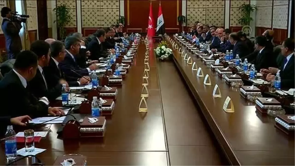 Davutoğlu Irak\'ta - Heyetlerarası Görüşme