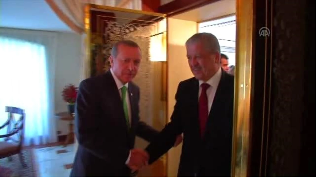 Erdoğan, Cezayir Başbakanı Sellal\'i Kabul Etti
