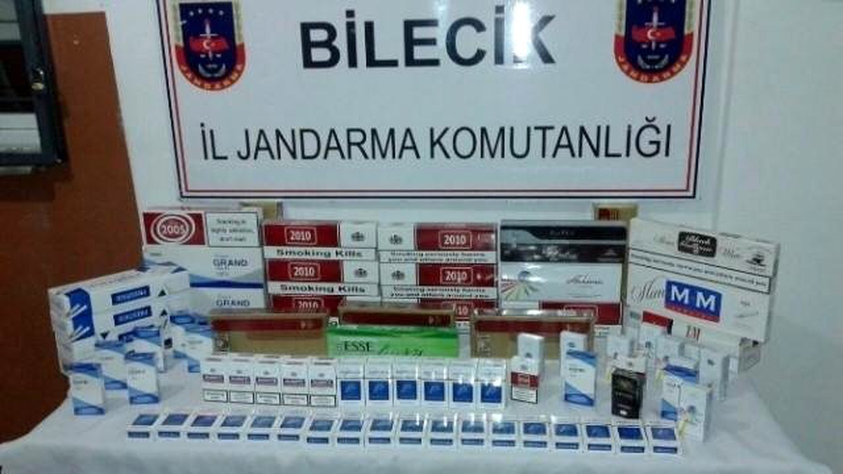 İl Jandarma Komutanlığı\'ndan Kaçak Sigara Operasyonu