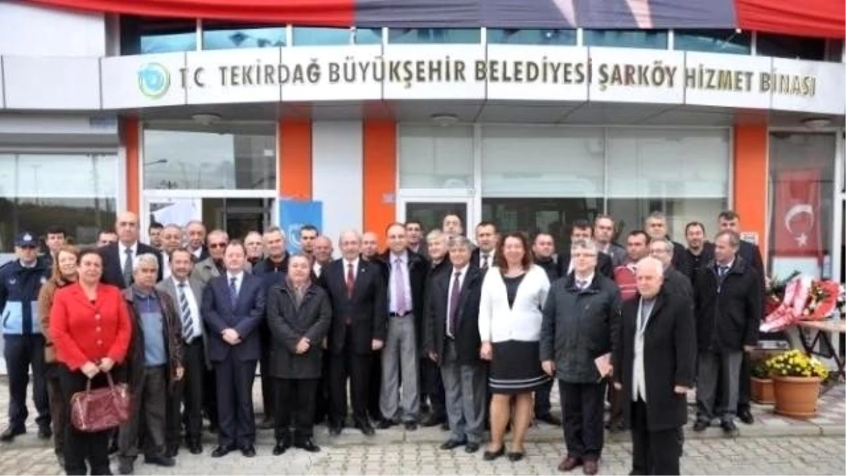 Tekirdağ Büyükşehir Belediyesi Şarköy Hizmet Binası Açıldı