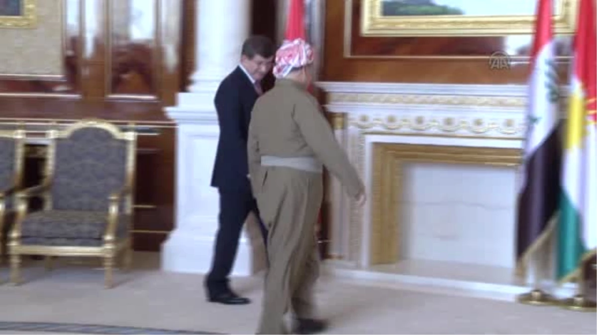 Başbakan Ahmet Davutoğlu Barzani ile Bir Araya Geldi