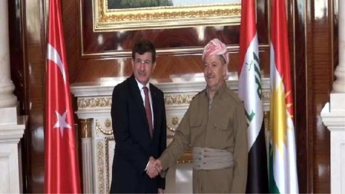 Başbakan Davutoğlu Barzani ile Görüştü