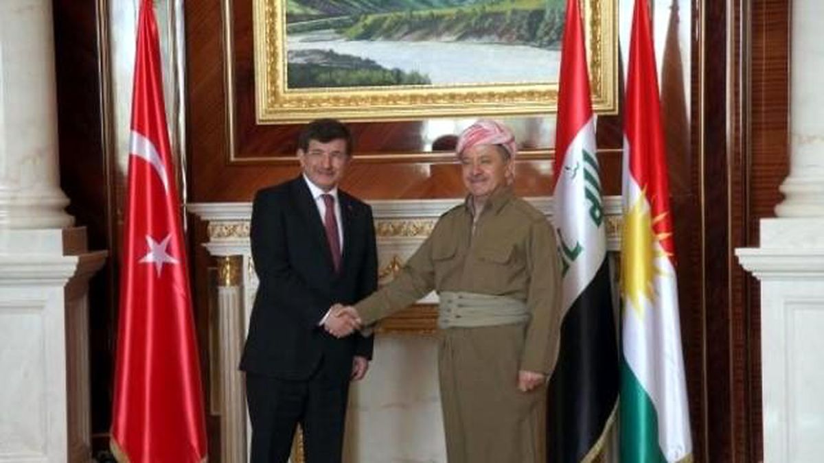 Başbakan Davutoğlu, Barzani ile Görüştü