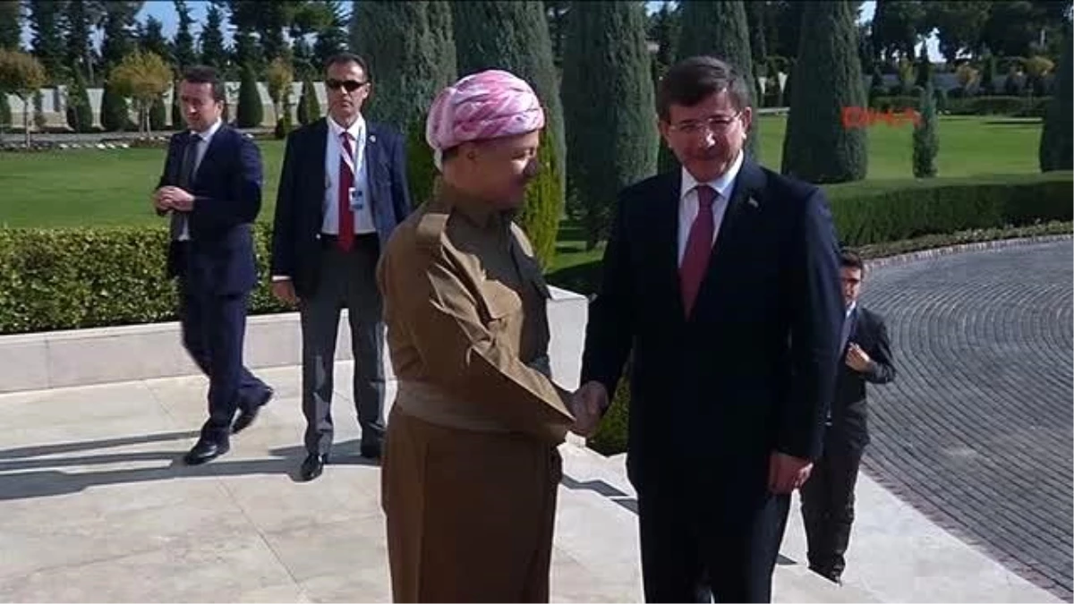 Başbakan Davutoğlu Barzani ile Görüştü