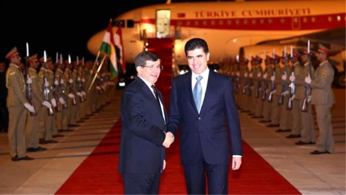 Başbakan Davutoğlu, Erbil\'e Gitti