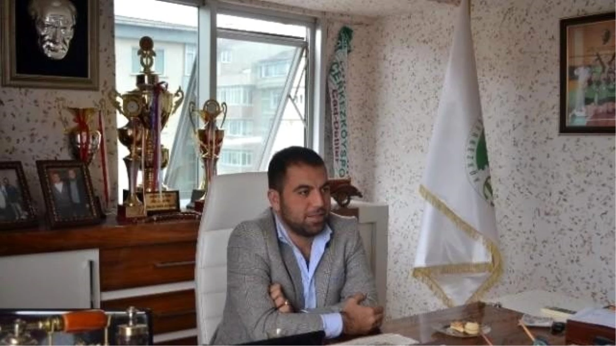 Çerkezköyspor Kulübü Başkanı Korkmaz: "İskelet Kadro Henüz Oluşmadı"