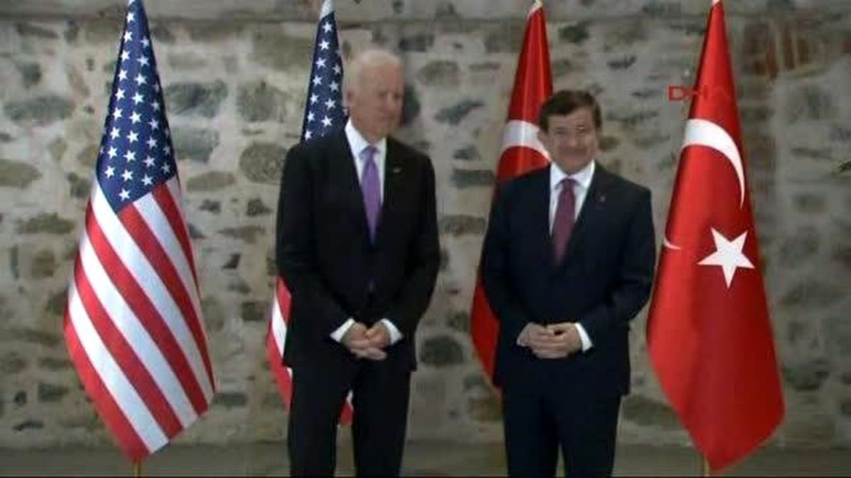 Davutoğlu, ABD Başkan Yardımcısı Biden\'i Kabul Etti