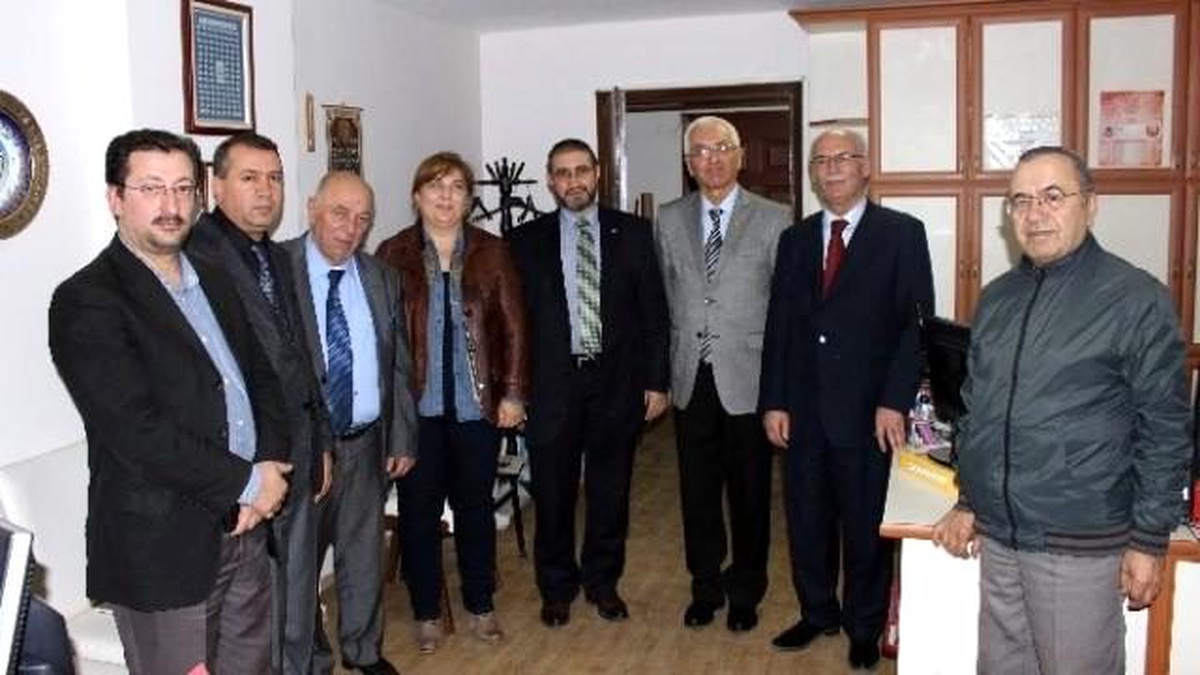 Müftü Hacı Yusuf Gül, Gazeteciler Cemiyeti\'ni Ziyaret Etti