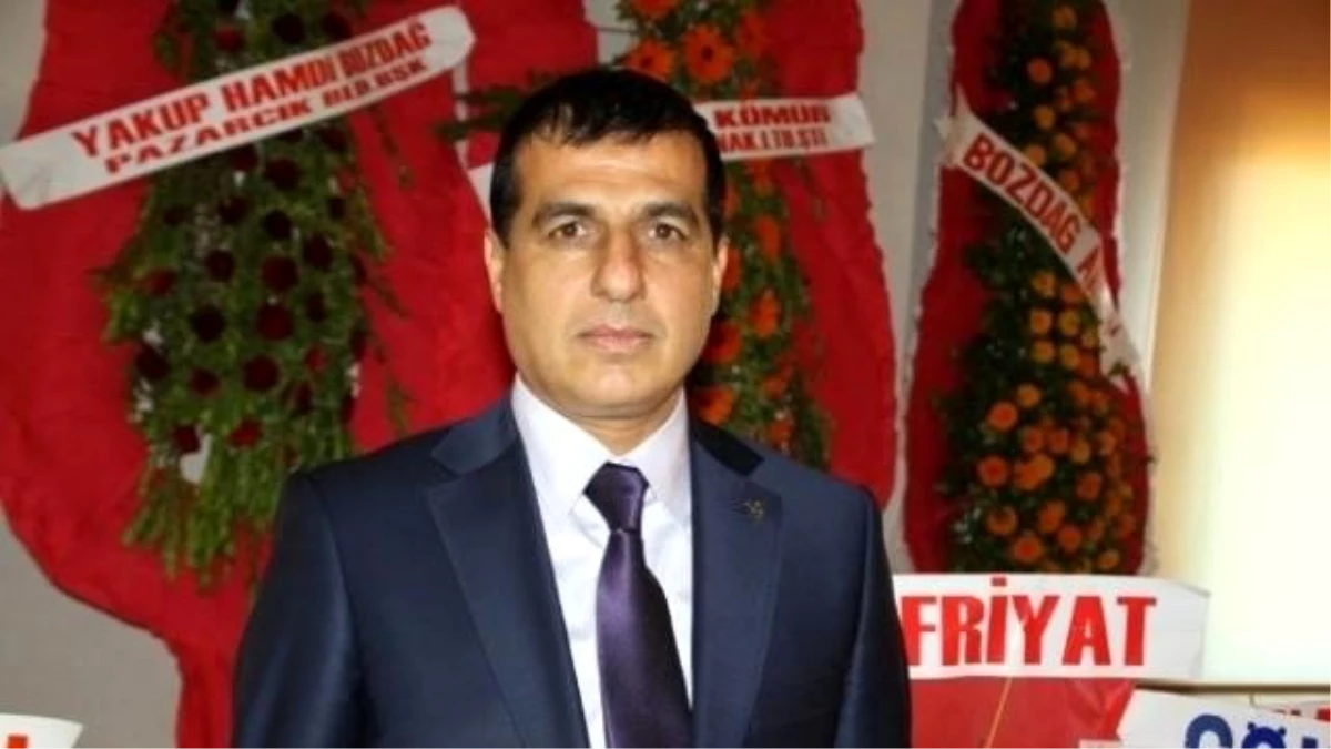 AK Parti Erzin İlçe Başkanlığına Mithat Bozdağ Seçildi