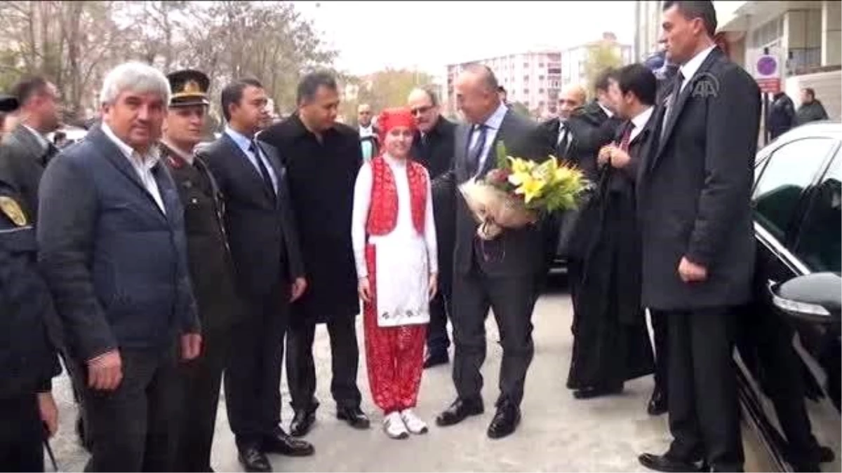 Dışişleri Bakanı Çavuşoğlu, Tekirdağ\'da