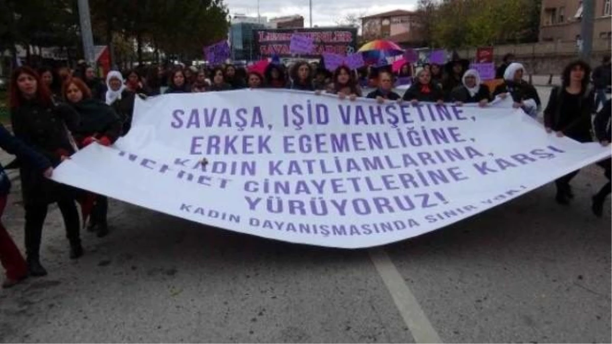 Ankara\'da Kadına Yönelik Şiddete Uluslararası Mücadele Mitingi