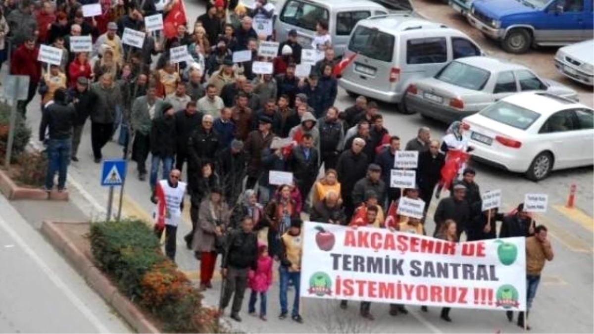 Karaman\'da Termik Santral Hazırlığına Tepki Yürüyüşü