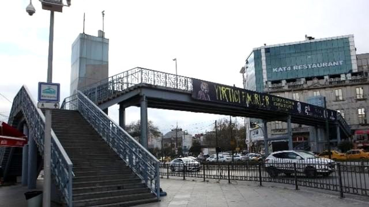 Sirkeci Yaya Üstgeçidi Kaldırılıyor