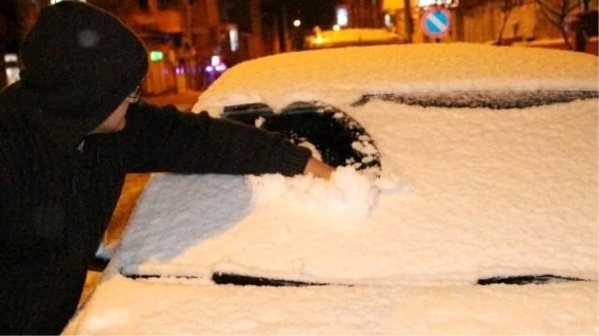 Ardahan\'da Kar Yağışı