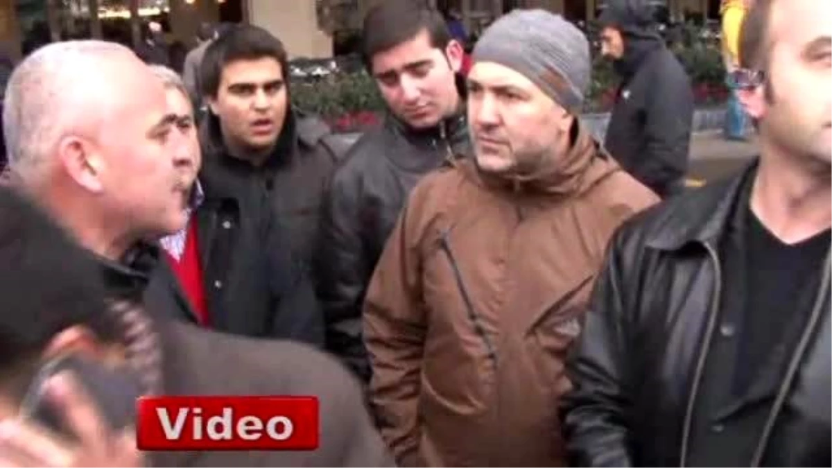 Taksim\'de CHP\'lilere Polis Müdahalesi