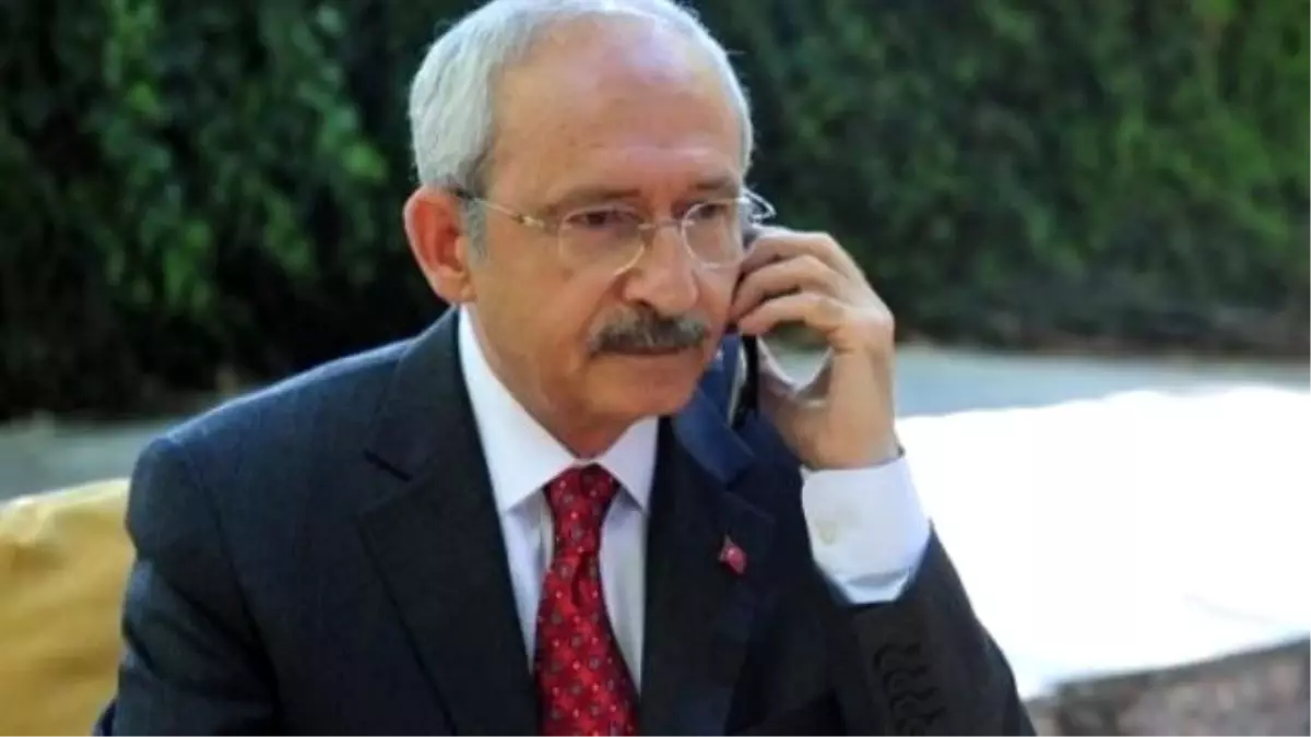 TBMM Başkanı Çiçek ile Başbakan Davutoğlu, Kılıçdaroğlu\'nu Telefonla Arayarak Başsağlığı Diledi